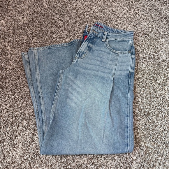 Lucky Brand Blue Straight Leg Jeans - Picture 1 of 5